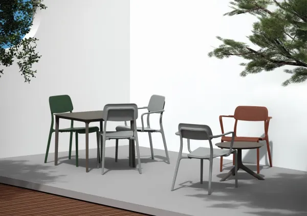 Prosperplast Záhradné kreslo Rimos 62 cm zemito hnedé