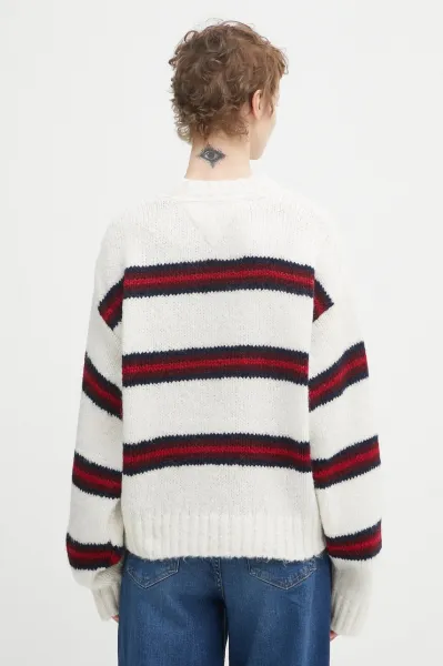 Sveter s prídavkom alpaky Tommy Jeans