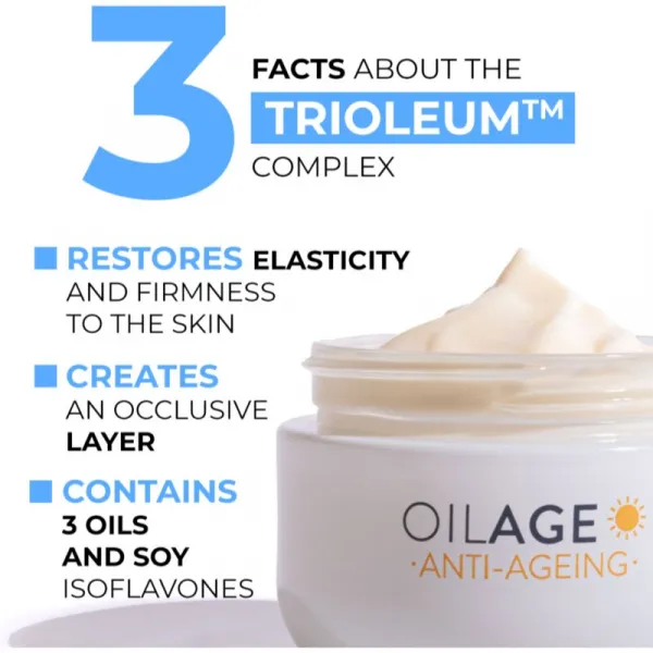 Dermedic Oilage Anti-Ageing vyživujúci denný krém pre obnovu hutnosti pleti 50 g