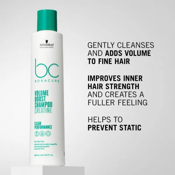 Schwarzkopf Professional BC Bonacure Volume Boost objemový šampón pre jemné vlasy bez objemu 250 ml