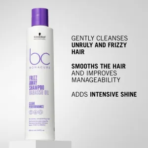 Schwarzkopf Professional BC Bonacure Frizz Away Shampoo šampón pre nepoddajné a krepovité vlasy 250 ml