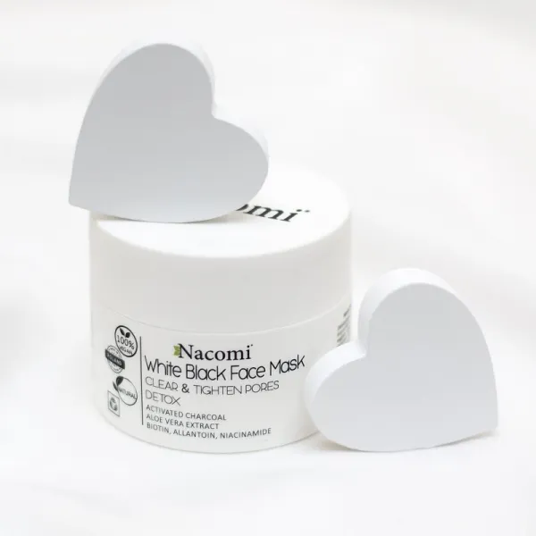 Nacomi White & Black čistiaca pleťová maska 50 ml
