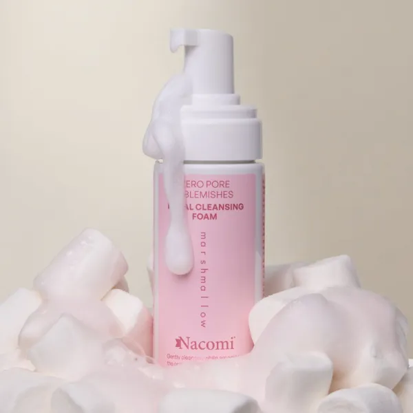 Nacomi Zero Pore & Blemishes čistiaca pena Marshmallow 150 ml