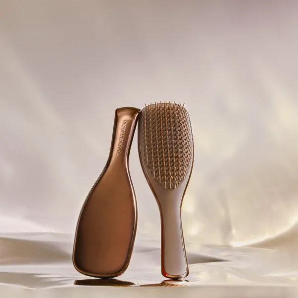 Tangle Teezer Ultimate Detangler Chrome plochá kefa na rovné a kučeravé vlasy Chocolate Bronze 1 ks
