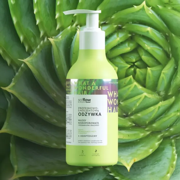 so!flow Low Porosity Hair Protein-Emollient Conditioner kondicionér pre vlasy bez objemu 400 ml
