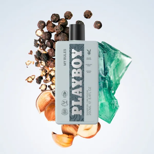 Playboy My Rules sprchový gél 3v1 pre mužov 250 ml