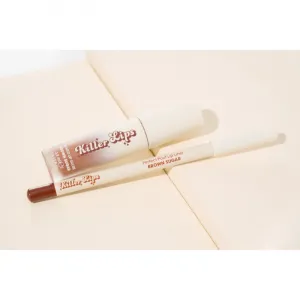 Killer Lips Pucker Up Lip Kit set na pery pre ženy Brown Sugar