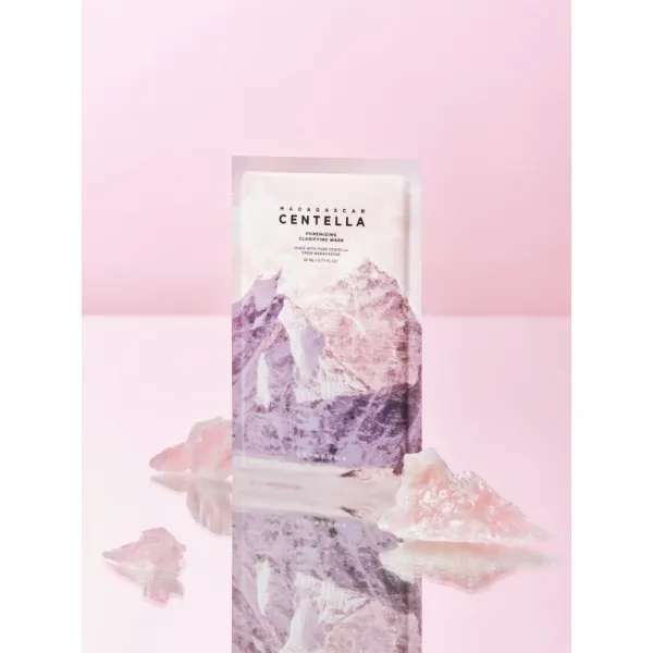 SKIN1004 Madagascar Centella Poremizing Clarifying Mask plátenná maska pre vyhladenie pleti a minimalizáciu pórov 23 ml