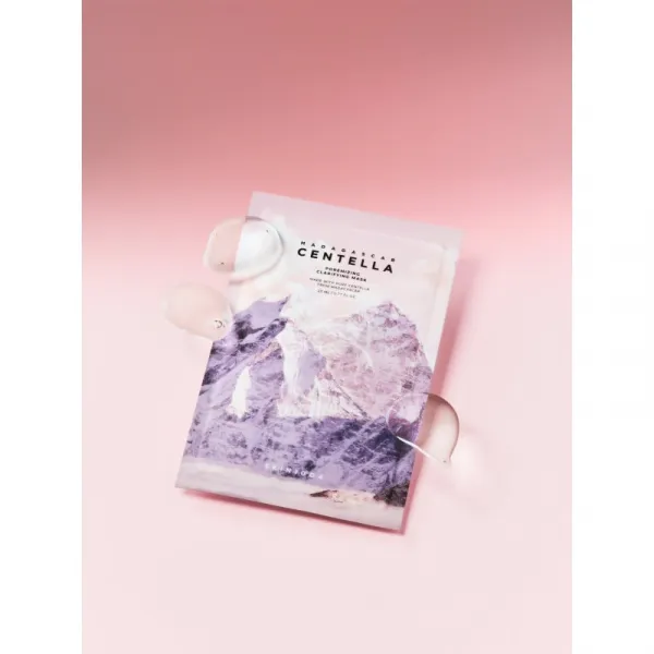 SKIN1004 Madagascar Centella Poremizing Clarifying Mask plátenná maska pre vyhladenie pleti a minimalizáciu pórov 23 ml
