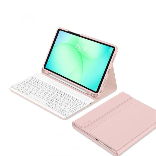 Tech-Protect SC Pen Keyboard puzdro s klávesnicou na Samsung Galaxy Tab A9 Plus / A11 Plus 11'', ružové