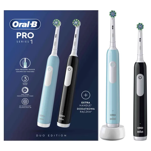 Oral-B EK Duo Pro Series 1 Black& Caribeean blue