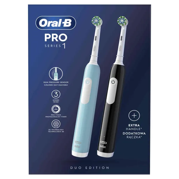 Oral-B EK Duo Pro Series 1 Black& Caribeean blue