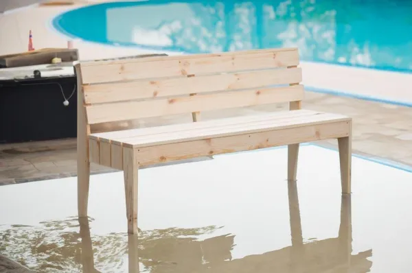 Záhradná lavica POOL Rojaplast