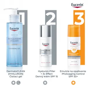 EUCERIN Hyaluron filler+ 3xeffect denný krém SPF15 50 ml