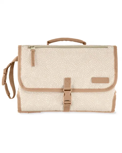 SKIPHOP Skip Hop prebaľovacia cestovná podložka Pronto 2v1 Beige swirl dot