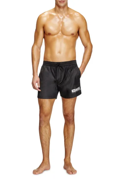 Plavky Diesel Ken-37-D-Box Boxer-Shorts Black/White