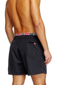 Plavky Diesel Visper-41-D-Core Boxer-Shorts Black/White