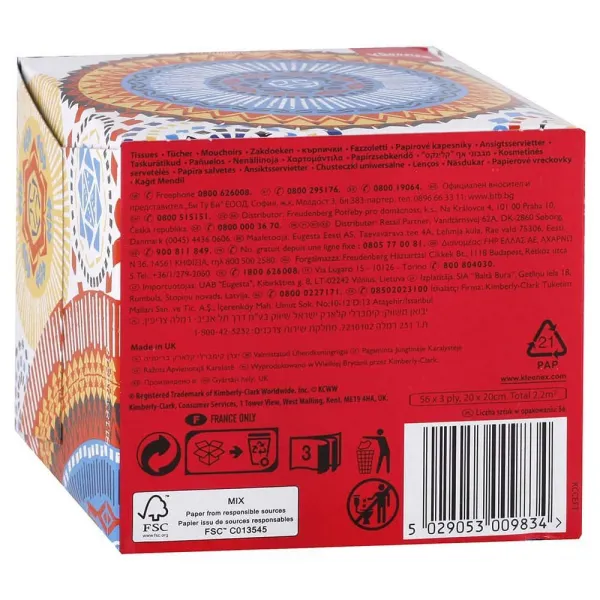 KLEENEX Papierové vreckovky 3-vrstvové Collection 48 kusov