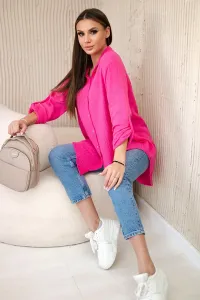 Legínovo Bavlnená mušelínová oversize košeľa svetlo béžová Farba: Mätová, Veľkosť: UNI