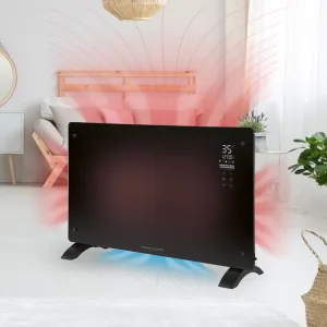 GKH 3119 sklenený konvektor čierny