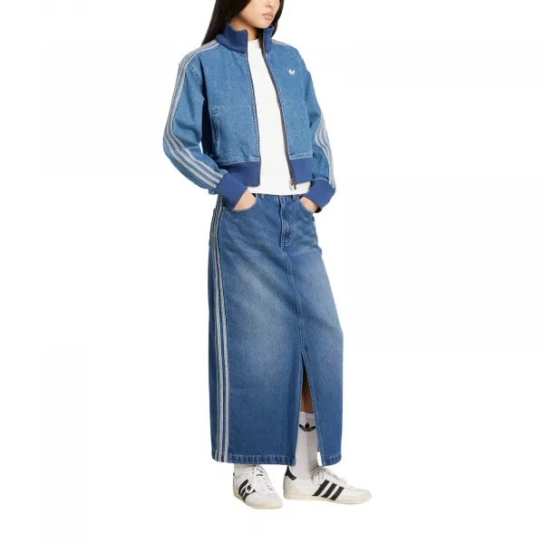 adidas Adicolor 3-Stripes Denim Pencil Skirt W "Indigo Denim" (JW2658)