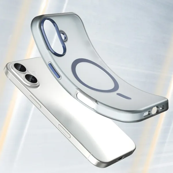 MG Magnetic Abrasive MagSafe kryt na iPhone 17, modré