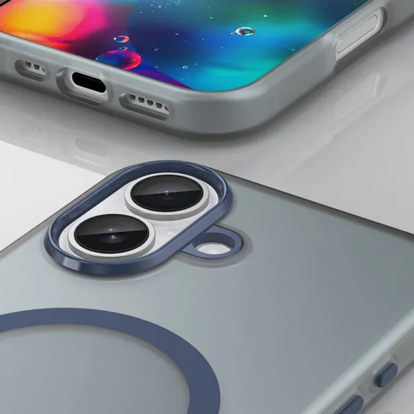 MG Magnetic Abrasive MagSafe kryt na iPhone 17, modré