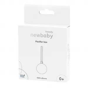Silikónový kryt na cumlík New Baby hnedá