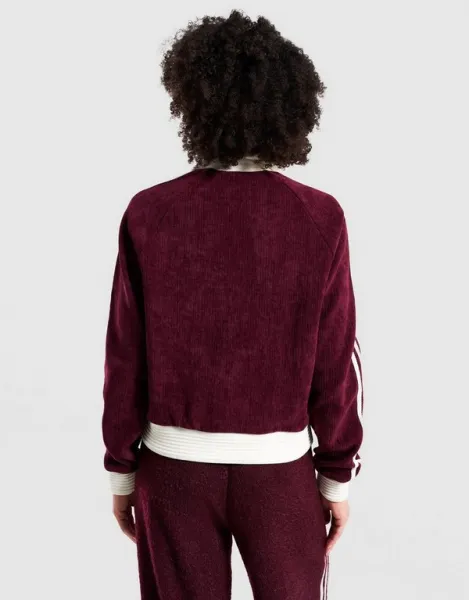 adidas Velour Knit Track Top W "Maroon" (KS0400)