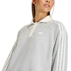 adidas Boucle Oversized Polo Crewneck W "Grey Two" (KS7791)