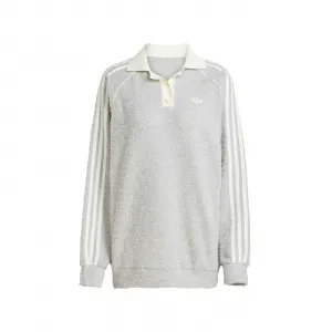 adidas Boucle Oversized Polo Crewneck W "Grey Two" (KS7791)