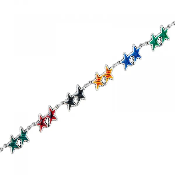 TwoJeys New Melted Stars Bracelet "Silver" (314857004)