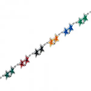 TwoJeys New Melted Stars Bracelet "Silver" (314857004)