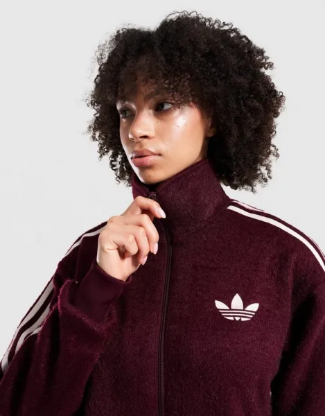 adidas Mohair Firebird Loose Track Top W "Maroon" (KS0428)