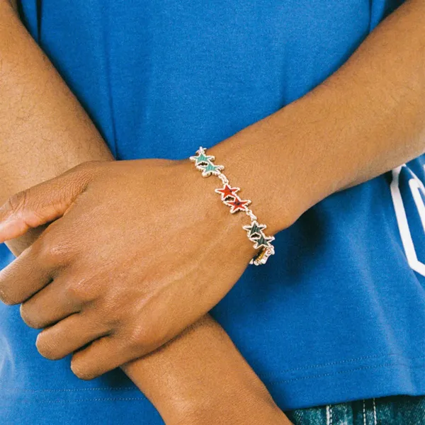 TwoJeys New Melted Stars Bracelet "Silver" (314857004)