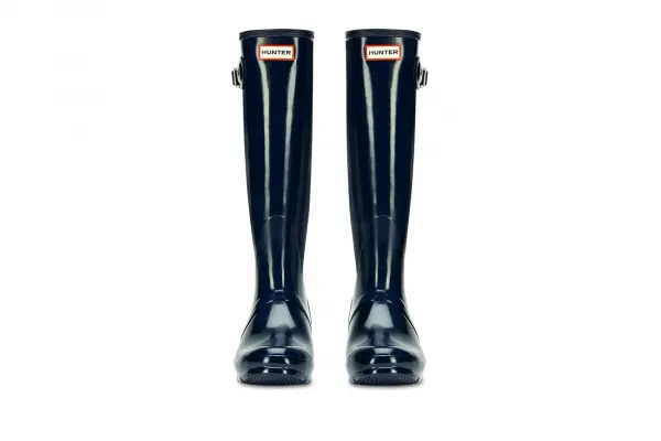 Hunter Gloss Tall Boots W "Navy Blue" (WFT1000RGL-COBALTBLU)