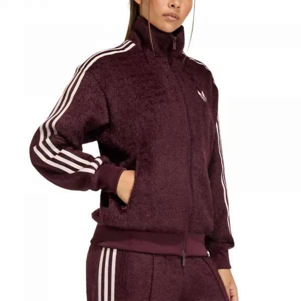 adidas Mohair Firebird Loose Track Top W "Maroon" (KS0428)