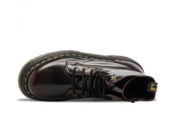 Dr. Martens Jadon Arcadia Leather Platform "Cherry Red" (DM24764600)