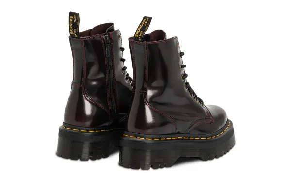 Dr. Martens Jadon Arcadia Leather Platform "Cherry Red" (DM24764600)