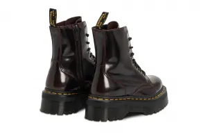 Dr. Martens Jadon Arcadia Leather Platform "Cherry Red" (DM24764600)