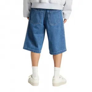 adidas Adicolor Denim Firebird Shorts "Medium Blue Denim" (JC6235)