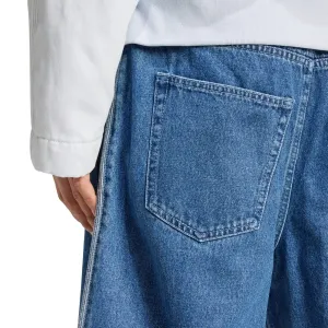 adidas Adicolor Denim Firebird Shorts "Medium Blue Denim" (JC6235)