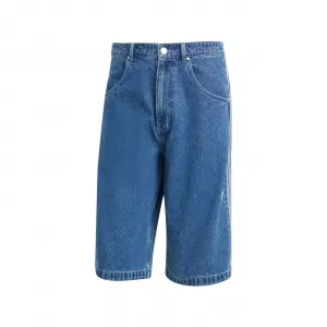 adidas Adicolor Denim Firebird Shorts "Medium Blue Denim" (JC6235)