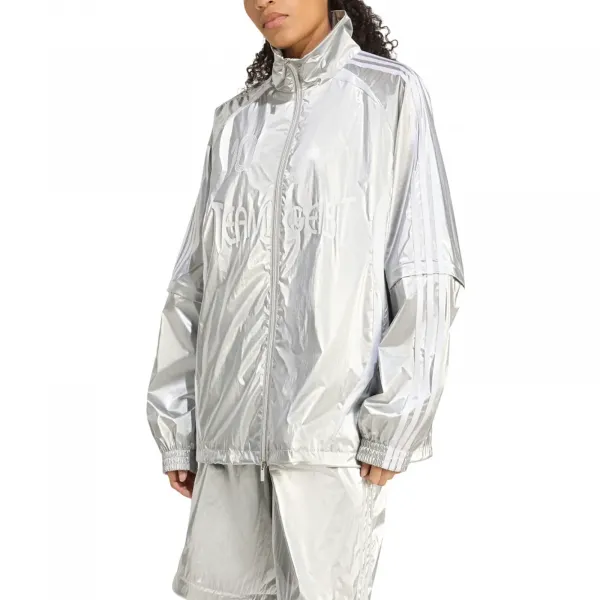 adidas Adilenium Season 4 Teamgeist Oversized Track Top W "Silver Metallic" (KE9784)