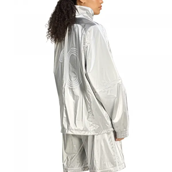 adidas Adilenium Season 4 Teamgeist Oversized Track Top W "Silver Metallic" (KE9784)