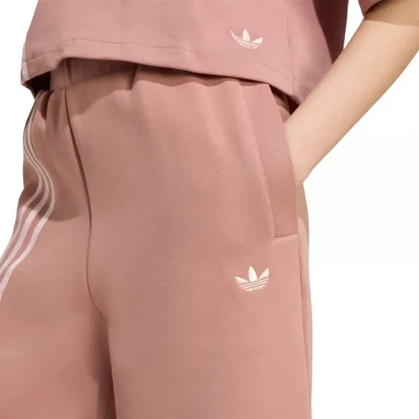 adidas Off Placed 3-Stripes Wide Leg Pants W "Warm Clay" (JW3621)