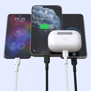 Dudao L9C kábel USB-C – USB-C, 65W, 1 m, biely