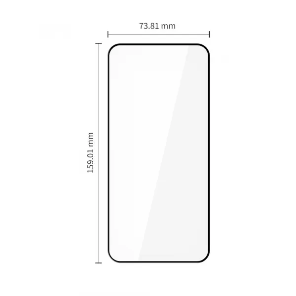 Tech-Protect Glass Fit 2x ochranné sklo na Xiaomi Redmi Note 15 Pro 5G, čierne