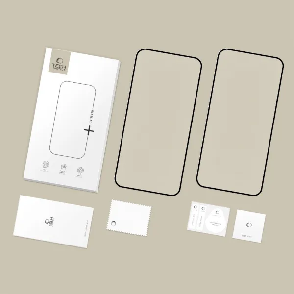 Tech-Protect Glass Fit 2x ochranné sklo na Xiaomi Redmi Note 15 Pro 5G, čierne