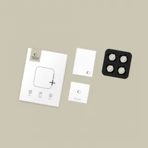 Tech-Protect CamRing Fit ochranné sklo na kameru na Xiaomi Poco M8 Pro / Redmi Note 15 Pro 5G / 15 Pro Plus 5G, čierne